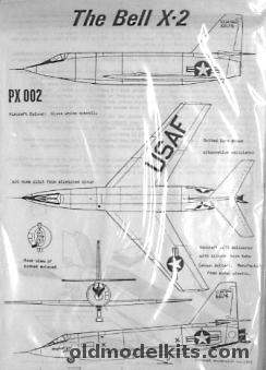 Maintrack 1/72 Bell X-2 - Bagged, PX002 plastic model kit